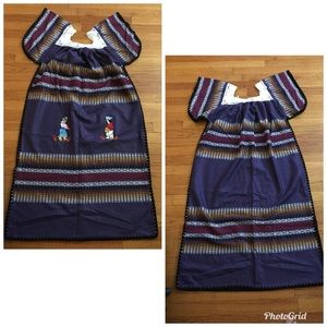 Vintage-handmade-embroidered-Ecuador-maxi-dress-